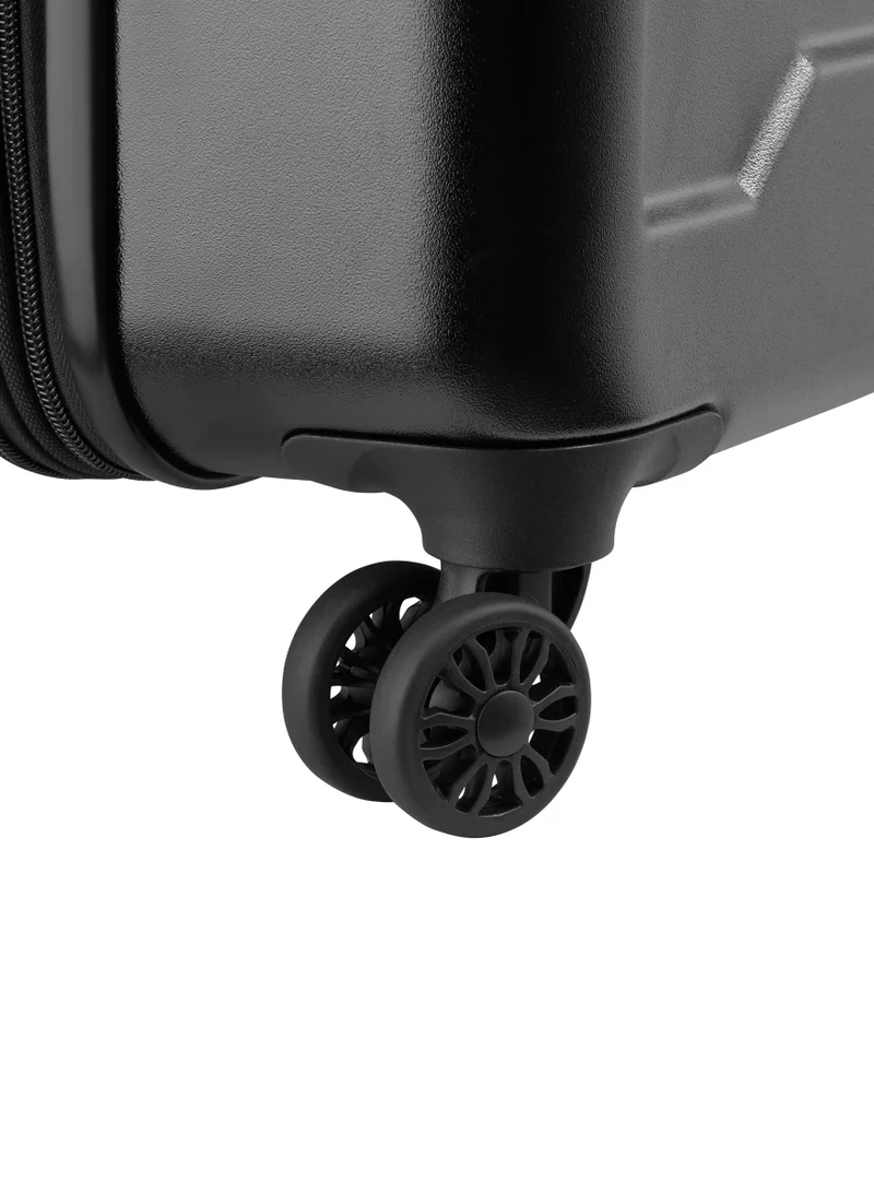 Jeep  JH004C 68 Cm 4-Double Wheeled Hardcase Expandable Check-In Luggage Trolley - Black  | Best Price UAE